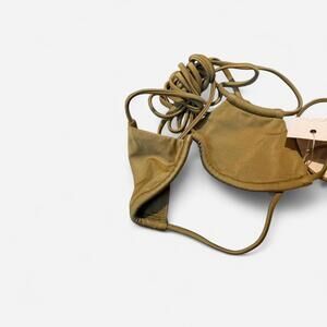 HAHt Titsy swim top in shroom (free people/anthro) #swim